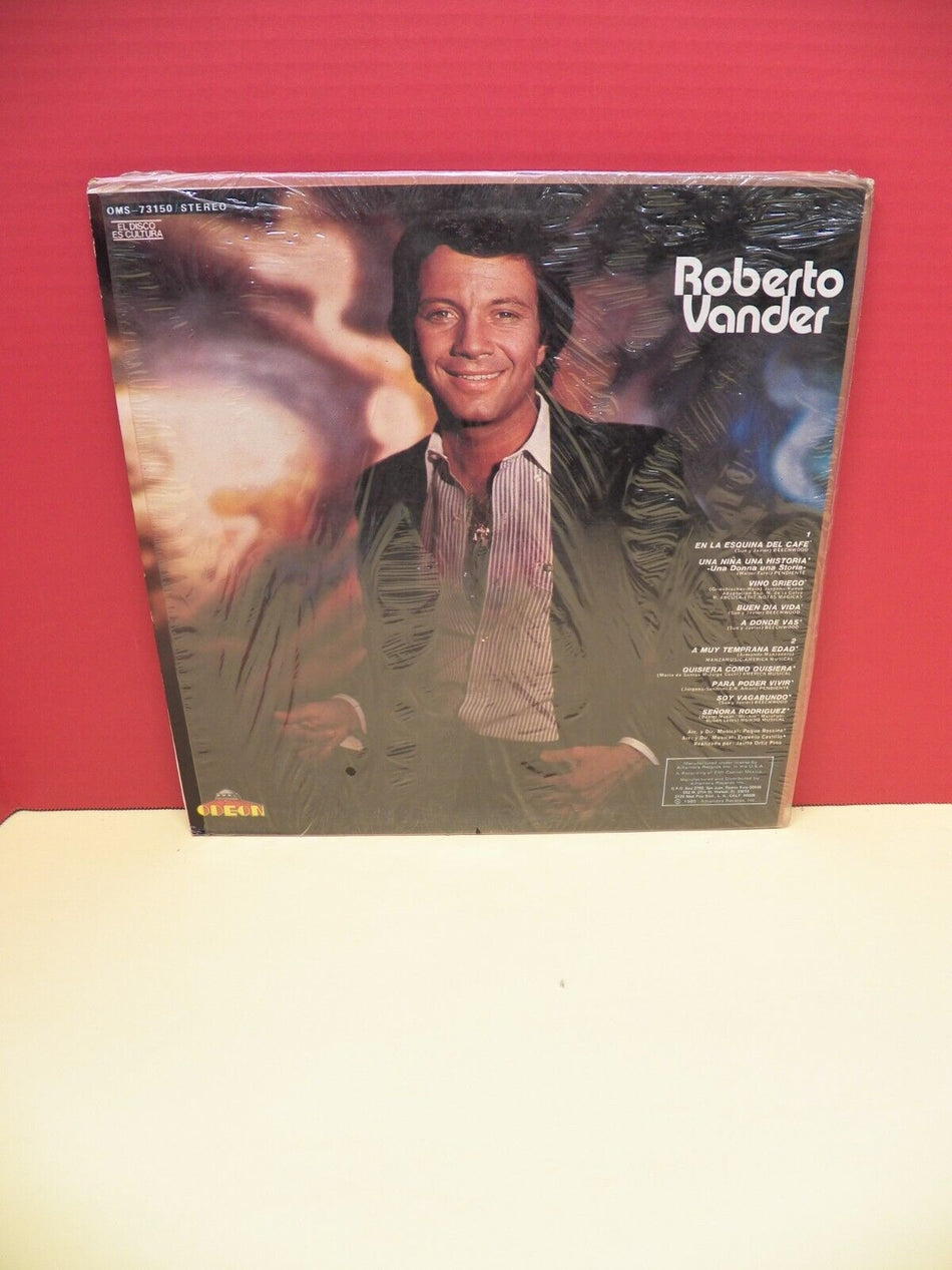 12" LP EX Roberto Vander En La Esquina Del Cafe 1980 Odeon MX Import OMS-73150