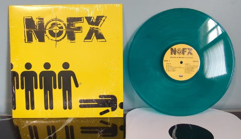 Nofx Wolves In Wolves Clothing Vinyl Record Lp Aqua/Green Translucent FAT711-1