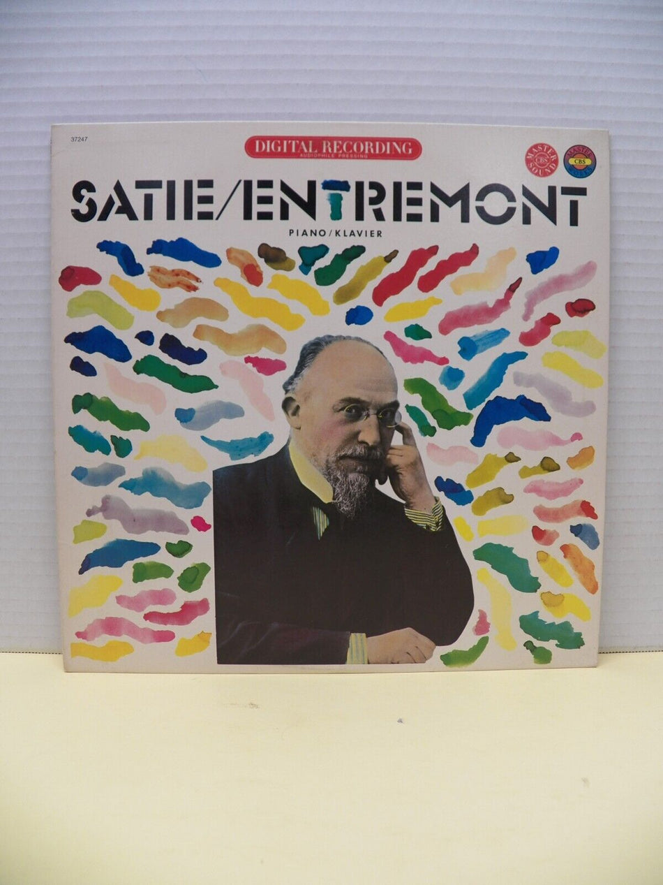 12" LP NM- Erik Satie/Philippe Entremont Piano 1981 CBS Masterworks Promo