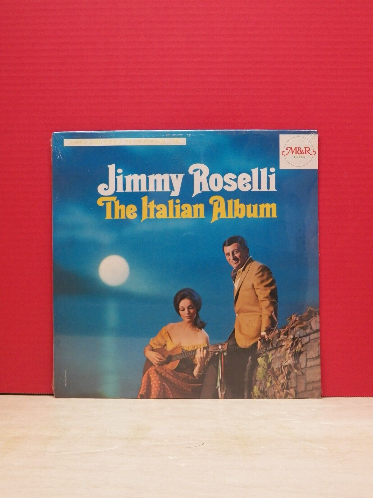 Sealed 12" LP Jimmy Roselli The Italian Album 1975 M&R Records Reissue C1005