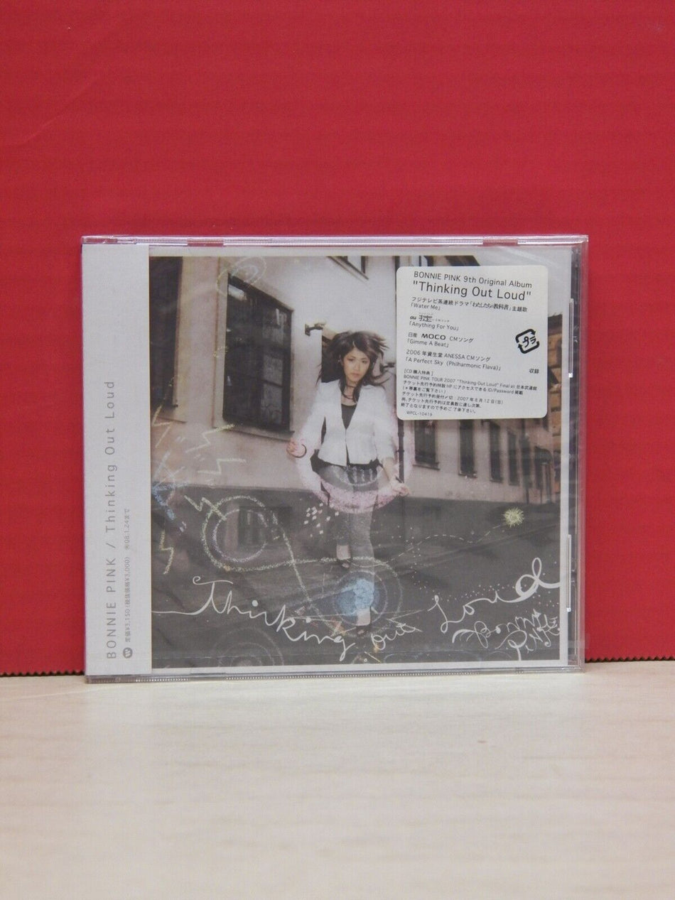 Sealed CD Bonnie Pink Thinking Out Loud 2007 Warner Music Promo Japan Import