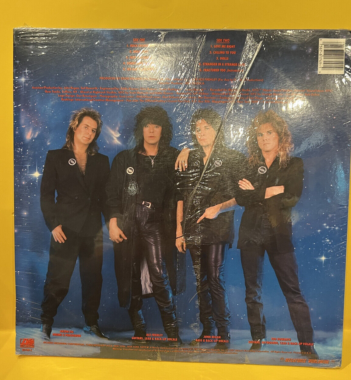 Rare Sealed Vinyl Record Ace Frehley Frehley's Comet 1987 81749-1