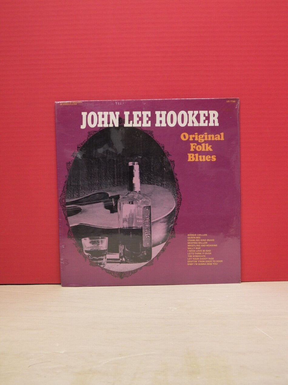 Sealed 12" LP John Lee Hooker Original Folk Blues United Superior Reissue