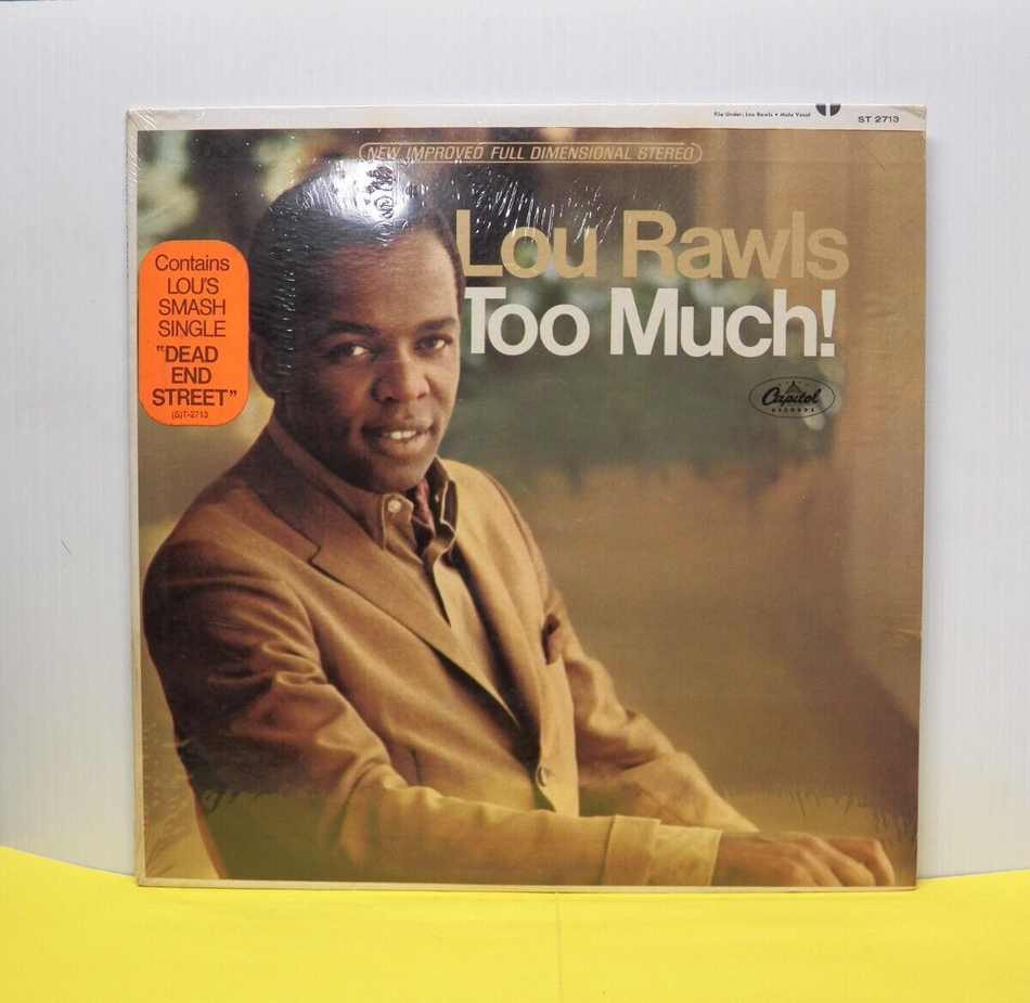 Sealed 12" LP Lou Rawls Too Much! 1967 Capitol Stereo ST 2713