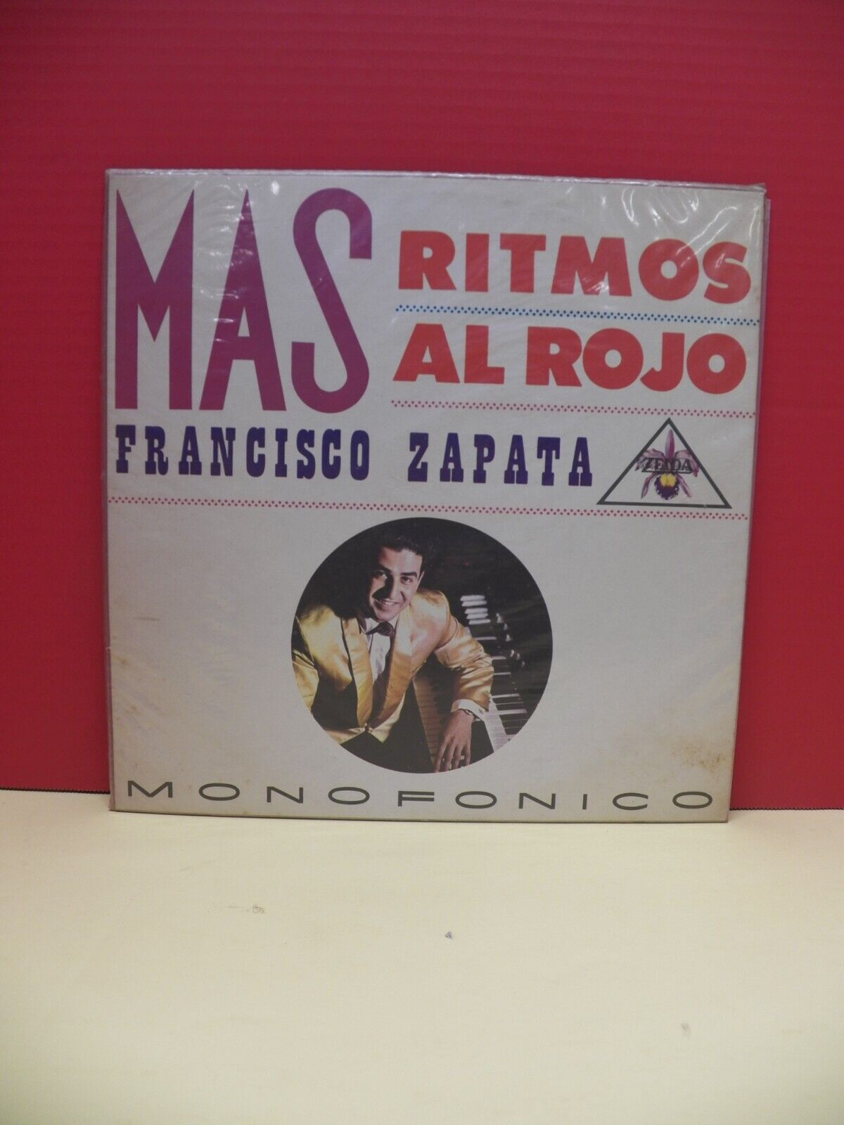 12" LP VG+ Francisco Zapata Mas Ritmos Al Rojo Zeida Colombia Import Mono