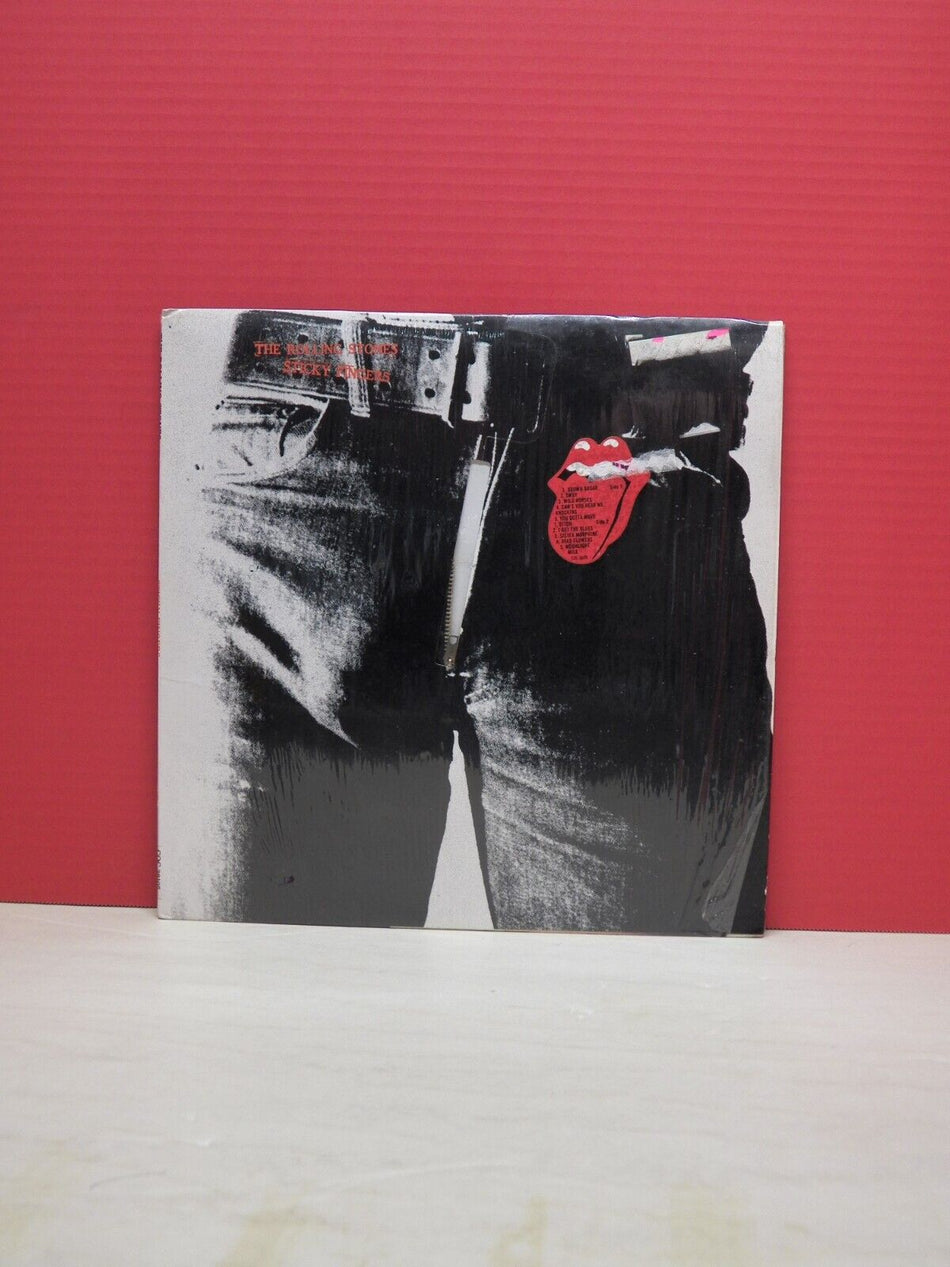 12" LP EX The Rolling Stones Sticky Fingers 1977 Rolling Stones Records Reissue