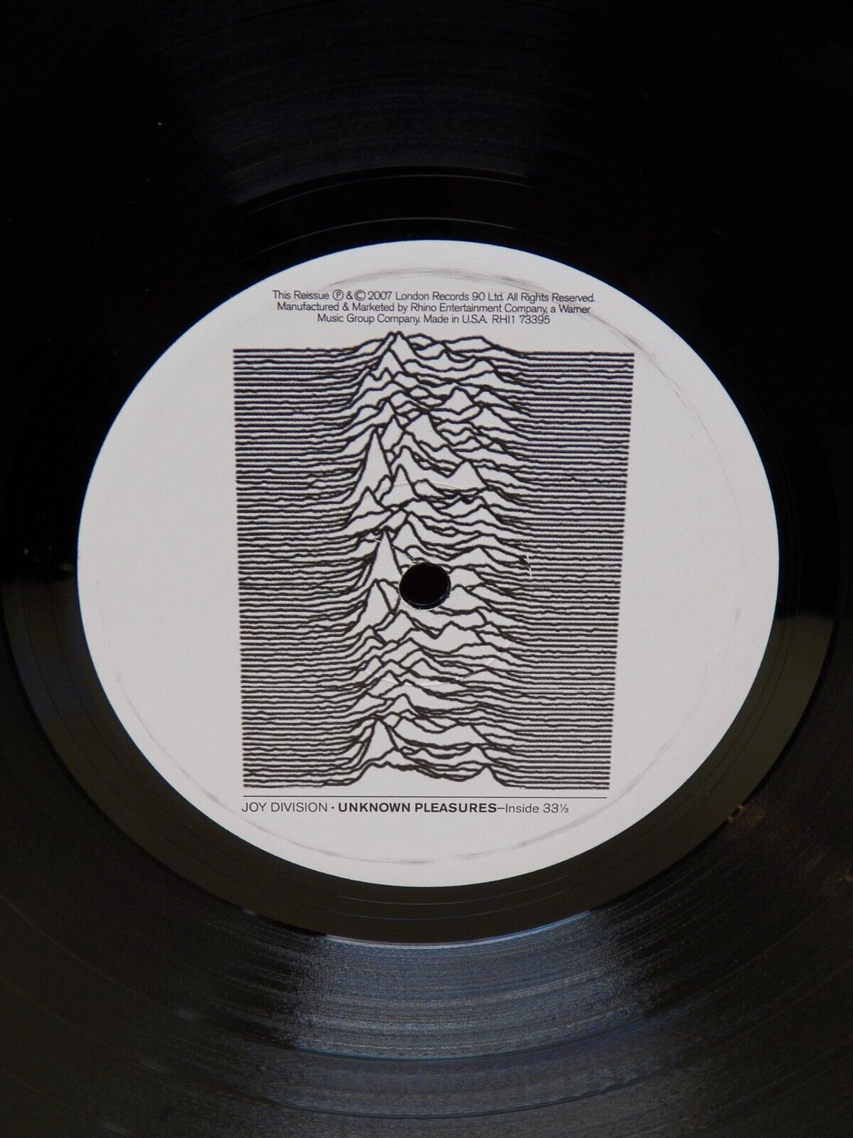 12" LP EX Joy Division Unknown Pleasures 2007 Factory  Reissue Remastered 180G