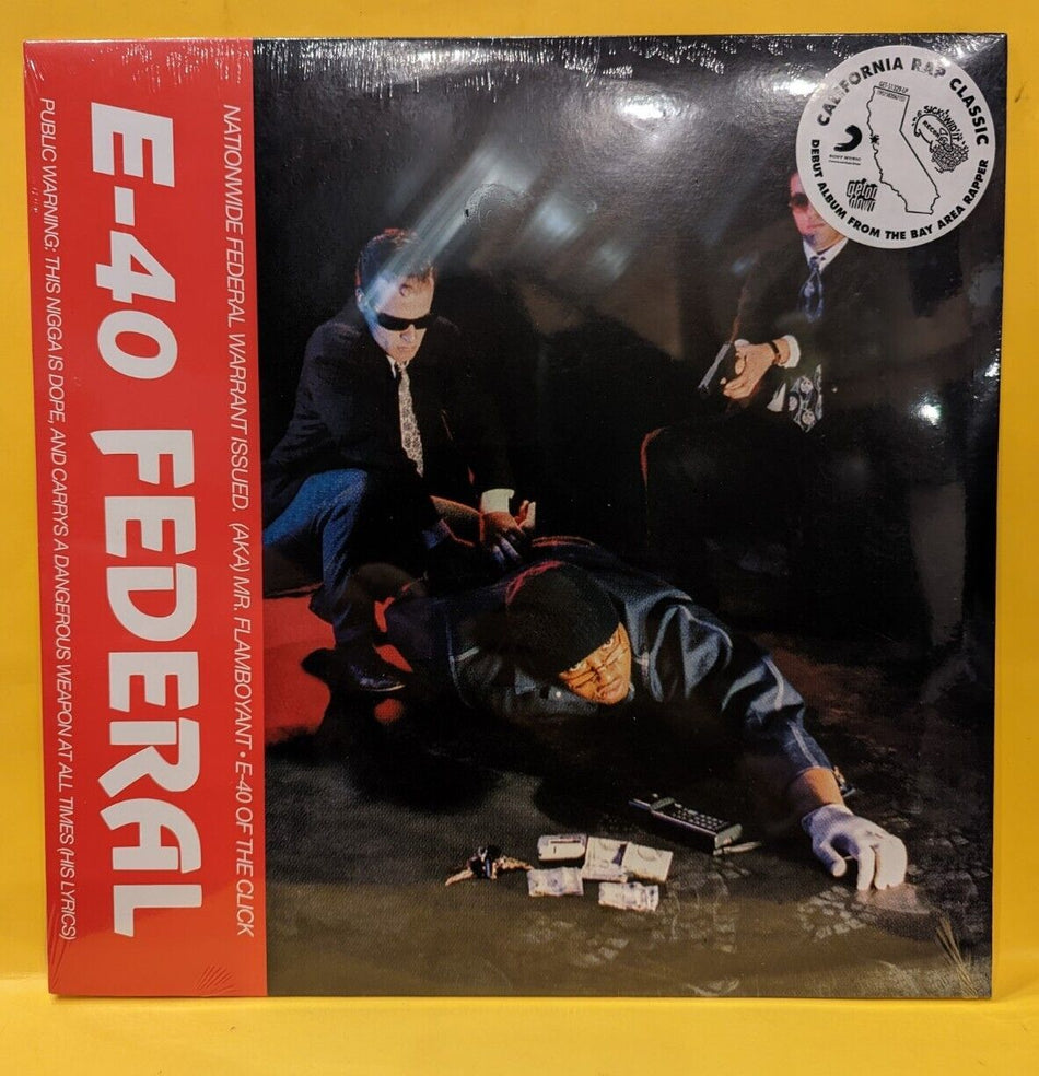 Sealed Vinyl Record LP E-40 - Federal LP 2018 Bay Area Rapper 90s RARE OOP HTF