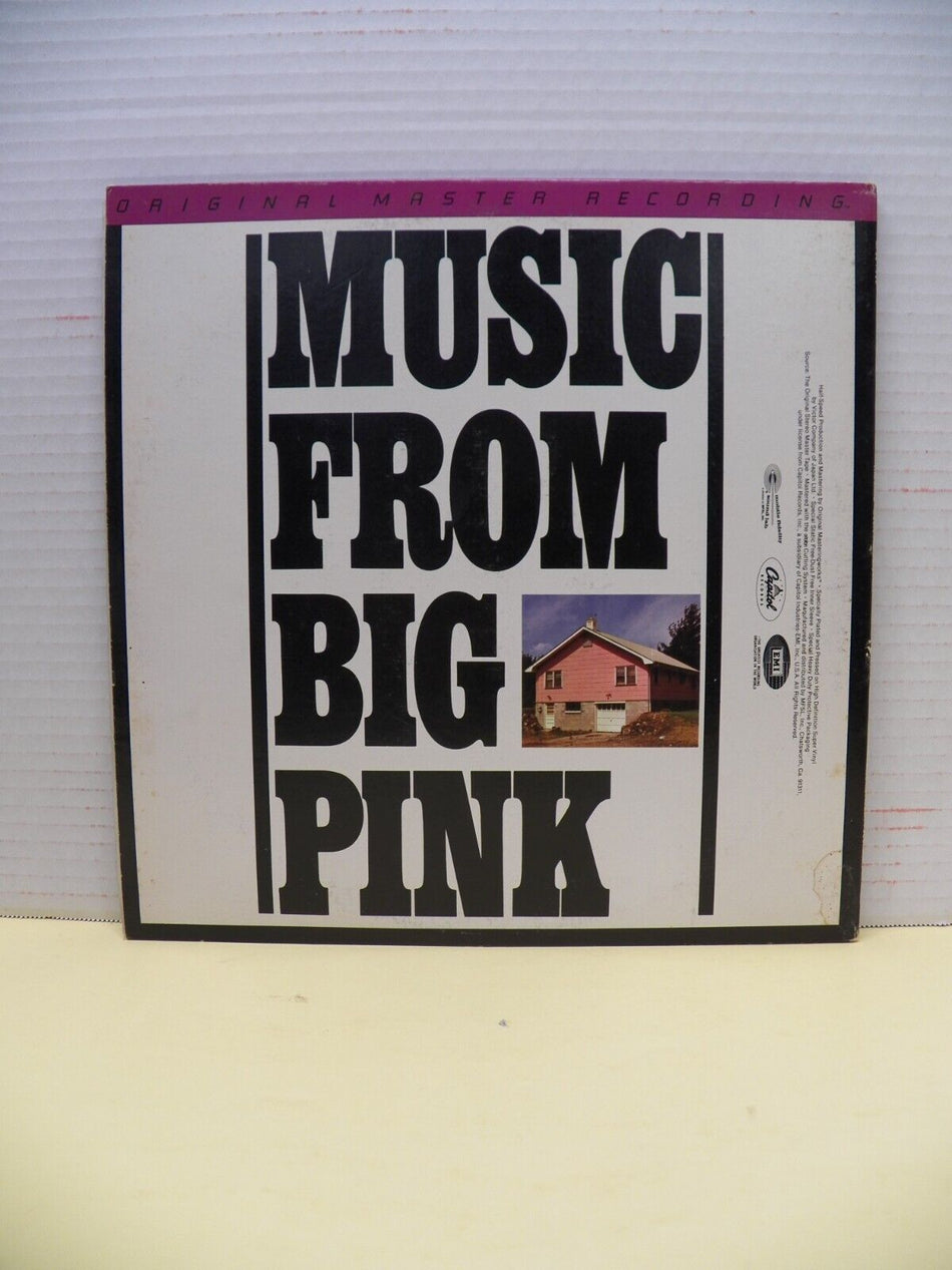 12" LP EX The Band Music From Big Pink 1982 Mobile Fidelity Remastered Reissue