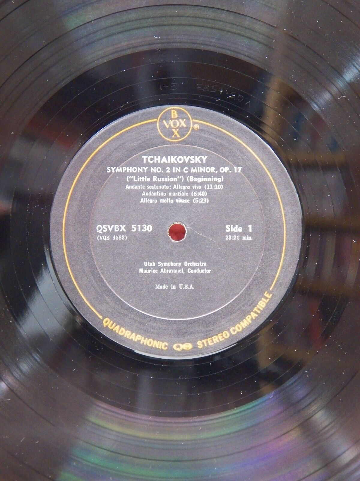 3xLP Box EX Abravanel Tchaikovsky: Complete Orchestral Music Volume II 1974 Quad