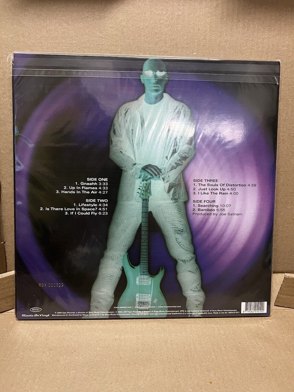 Sealed Record 2 LP Joe Satriani Is There Love In Space Limited Edt. Purple Vinyl