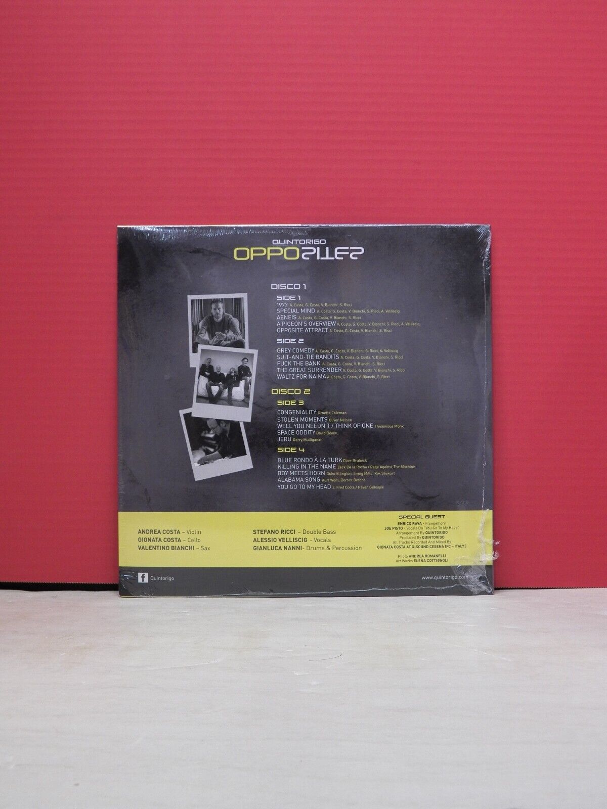 Sealed 12" 2xLP Quintorigo Opposites 2019 Incipit Records Italy Import