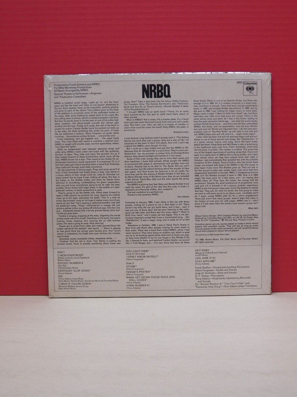 Sealed 12" LP NRBQ NRBQ Columbia 1980s Reissue PC 9858