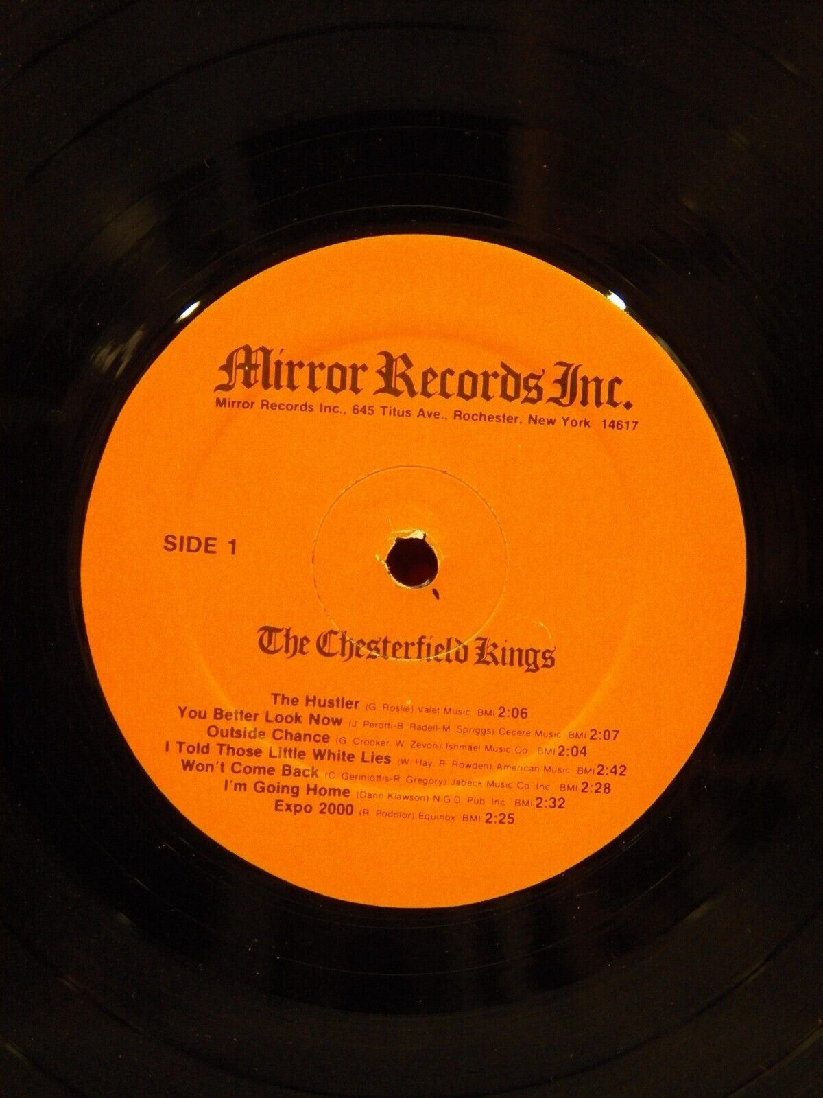 12" LP EX The Chesterfield Kings Here Are The Chesterfield Kings 1982 Mirror