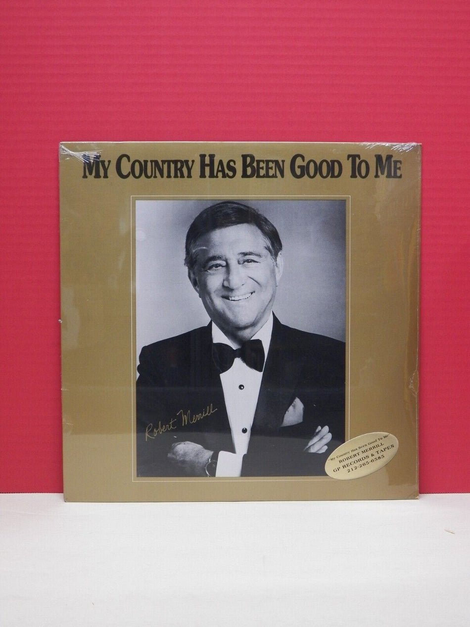 Sealed 12" Single Robert Merrill My Country Has Been Good To Me 1986 GP Records