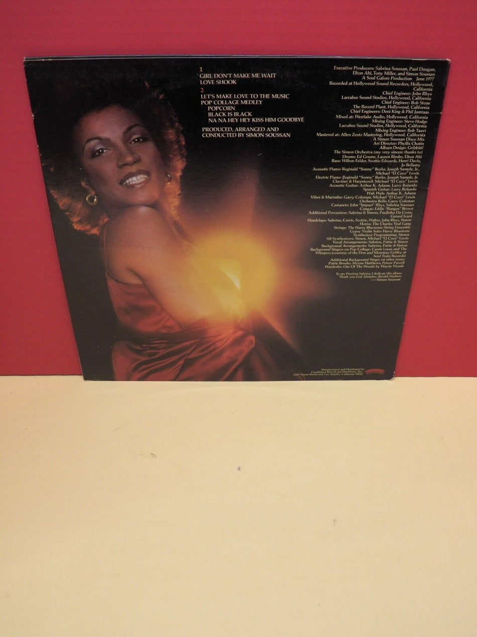 12" LP VG++/EX Pattie Brooks And The Simon Orchestra Love Shook 1977 Casablanca