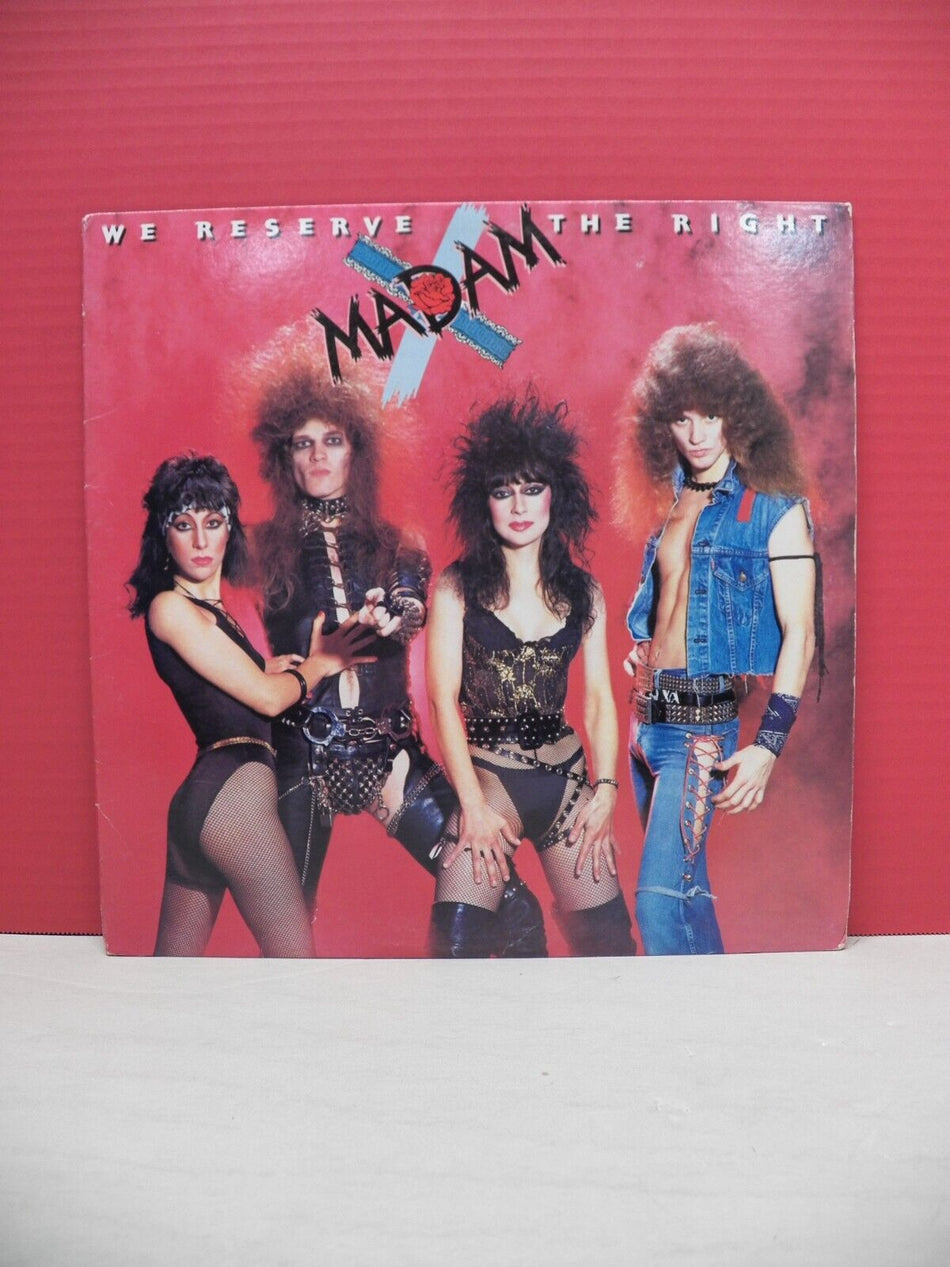 12" LP NM Madam X We Reserve The Right 1984 Jet Records BFZ 39885