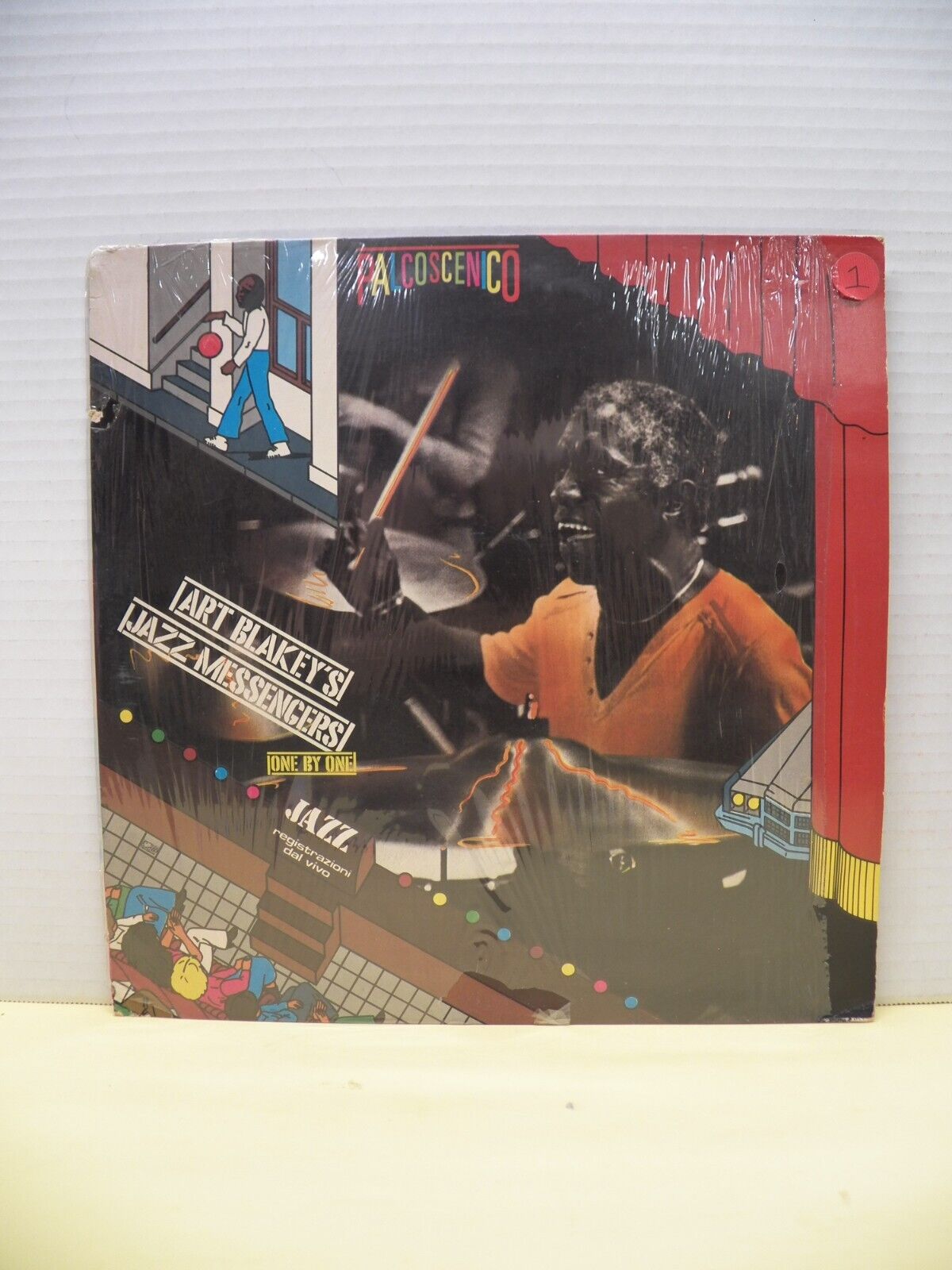 12" LP VG++/EX Art Blakey's Jazz Messengers One By One 1981 Palcoscenico Import