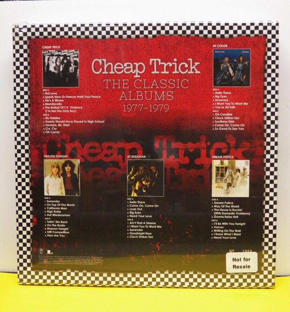 5xLP Box Set Cheap Trick The Classic Albums 1977-1979 2013 Epic RSD Ltd Ed No'd