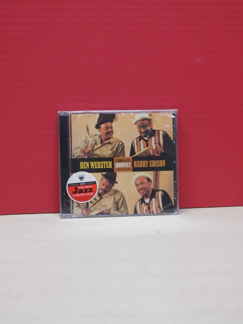 Sealed CD Ben Webster/Harry Edison Complete Quintet Studio Sessions 2013 Import