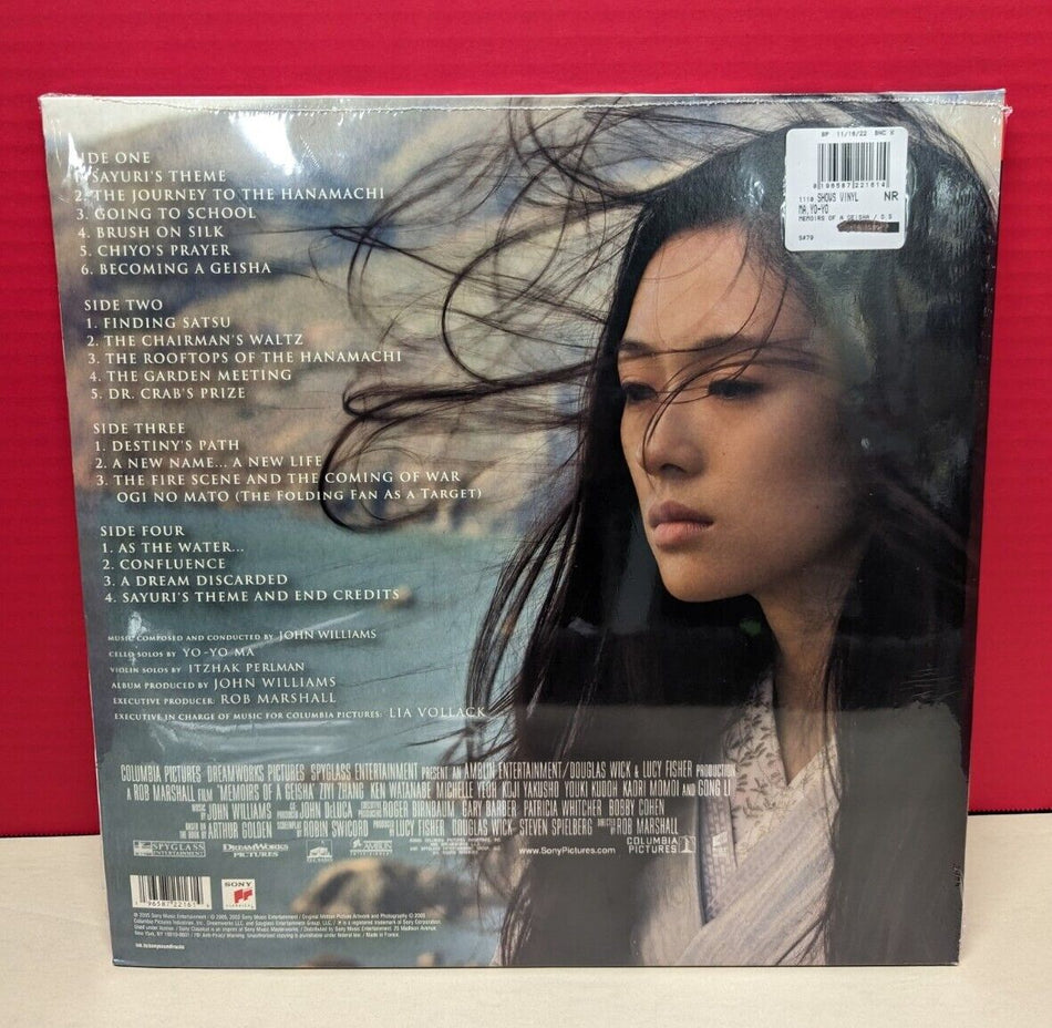 Sealed 12" 2xLP John Williams Memoirs Of A Geisha (Soundtrack) 2022 Reissue Pink