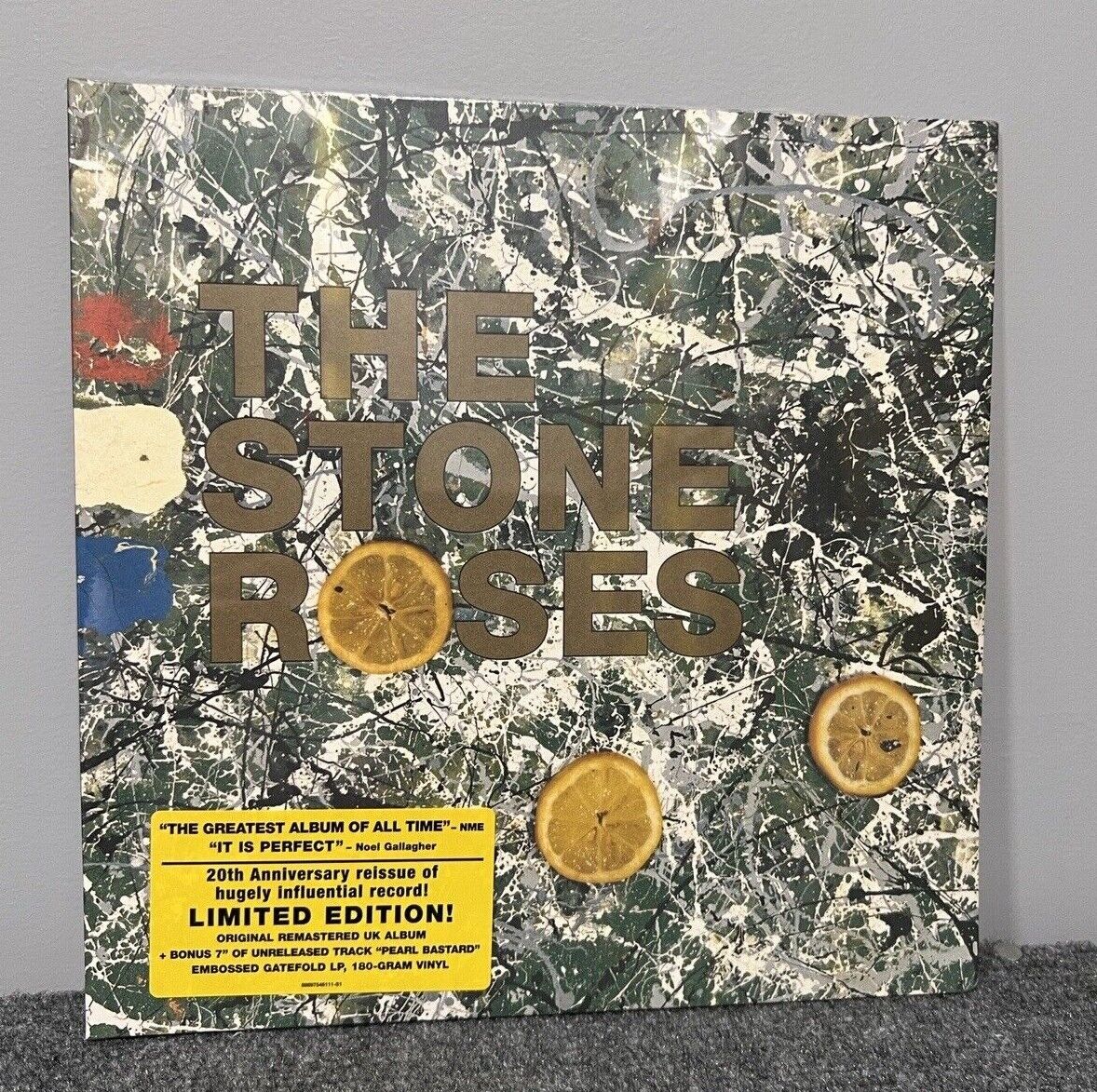 Sealed LP The Stone Roses Limited Ed. 180 Gram 20th Anniversary with 7" Numbered