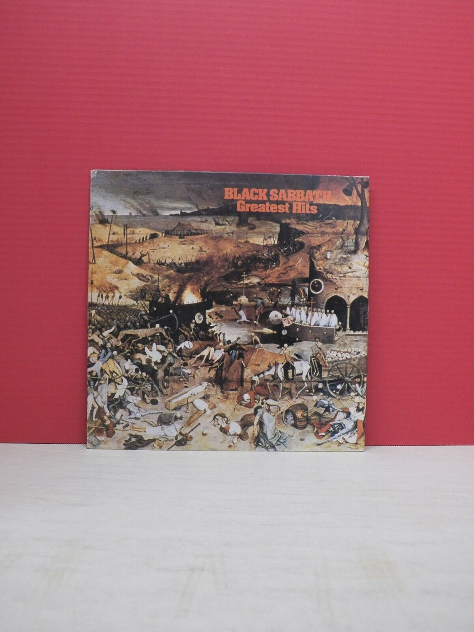 12" LP EX Black Sabbath Greatest Hits 1977 NEMS Holland Import NEL 6009