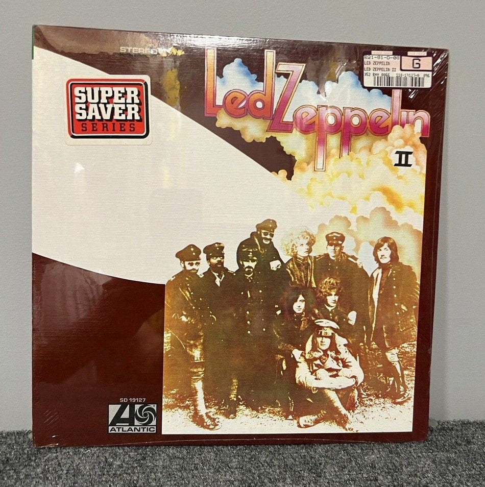 Sealed Led Zeppelin II SD19127 With Hyper Sticker Late 80s reissue Rare Gatefold