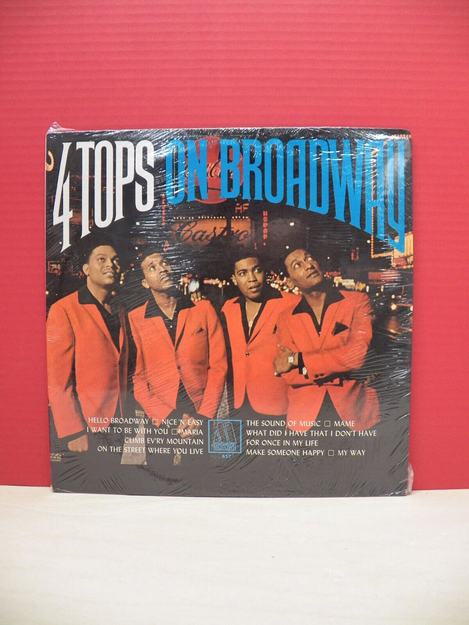 Sealed 12" LP Four Tops On Broadway 1967 Motown Mono MM657