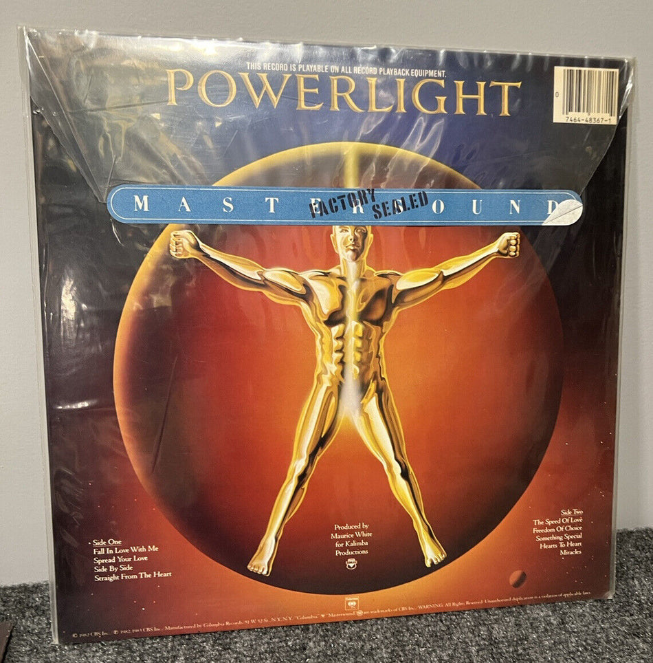 Rare Sealed LP Earth Wind & Fire Powerlight Half-Speed Mastered Audiophile Press