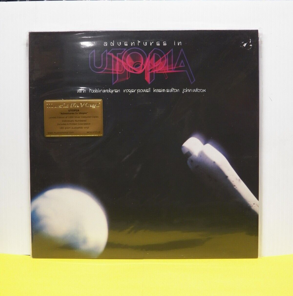 12" LP Utopia Adventures In Utopia 2020 Reissue 180G Ltd Ed Numbered Colored