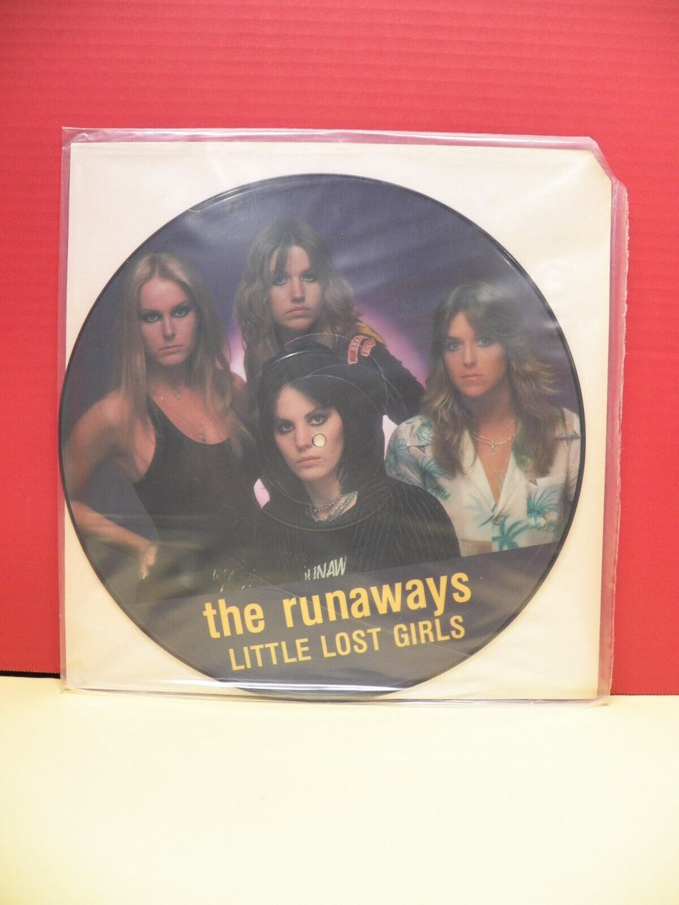 12" Picture Disc EX The Runaways Little Lost Girls 1981 Rhino RNDF 250