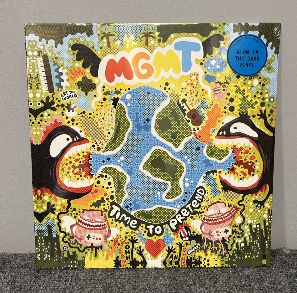 Sealed LP MGMT Time to Pretend Rare RSD 2015 Glow in the Dark Vinyl CANRLP150