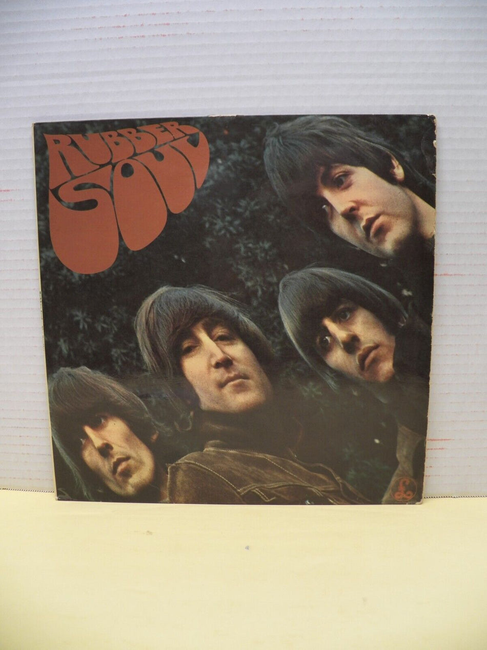 12" LP VG+ The Beatles Rubber Soul 1965 Parlophone UK Import Mono San Serif Font