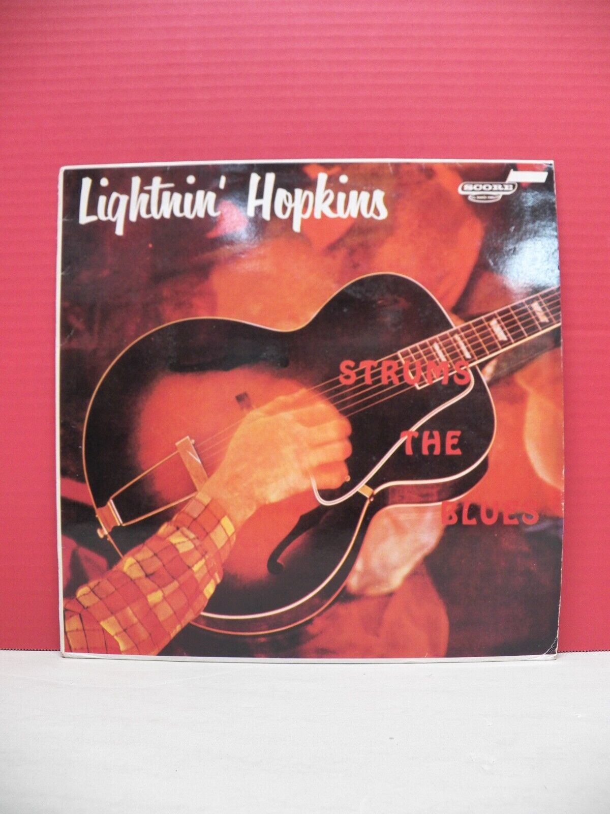 12" LP EX Lightnin' Hopkins Strums The Blues 1982 Liberty FR Import Reissue Mono