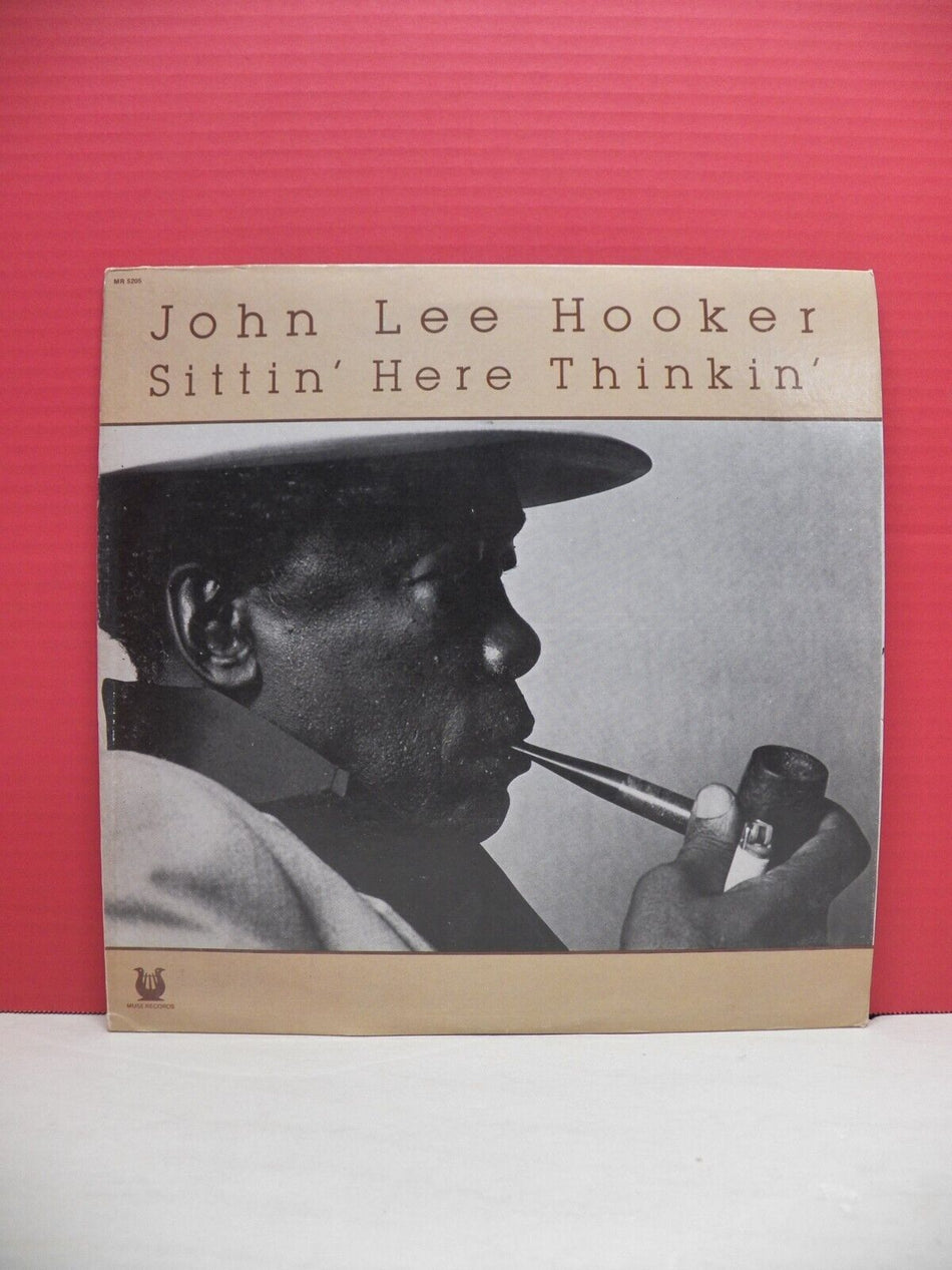 12" LP EX John Lee Hooker Sittin' Here Thinkin' 1979 Muse Records MR 5205