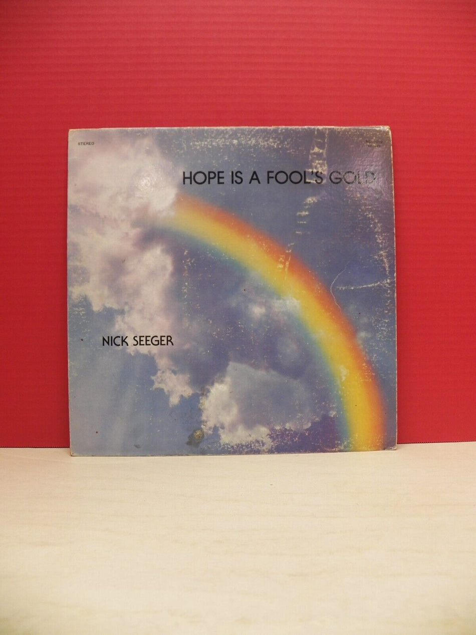 12" LP VG+ Nick Seeger Hope Is A Fool's Gold 1980 NSI Records Autographed