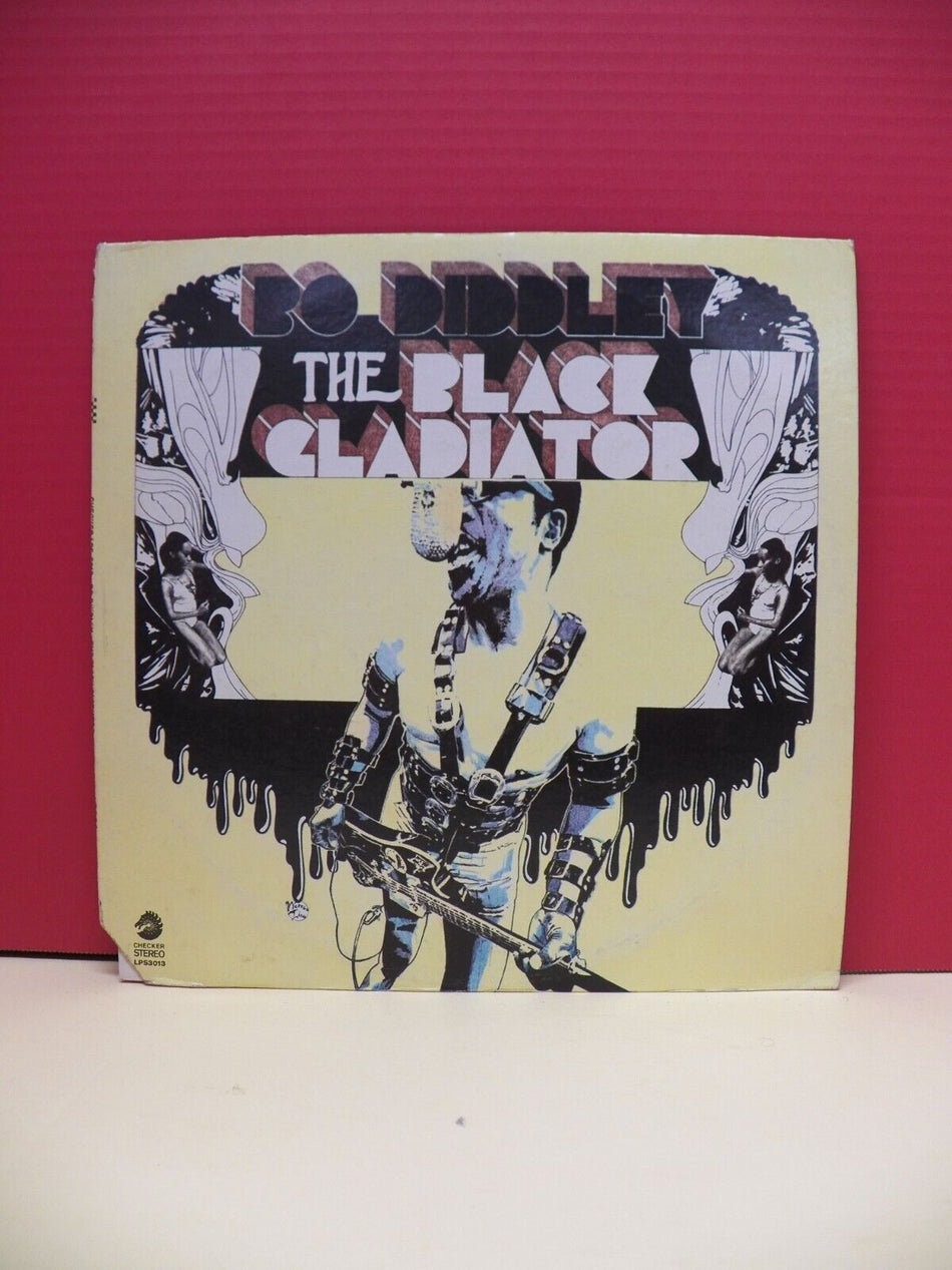 12" LP VG++/EX Bo Diddley The Black Gladiator 1970 Checker Stereo LPS3013