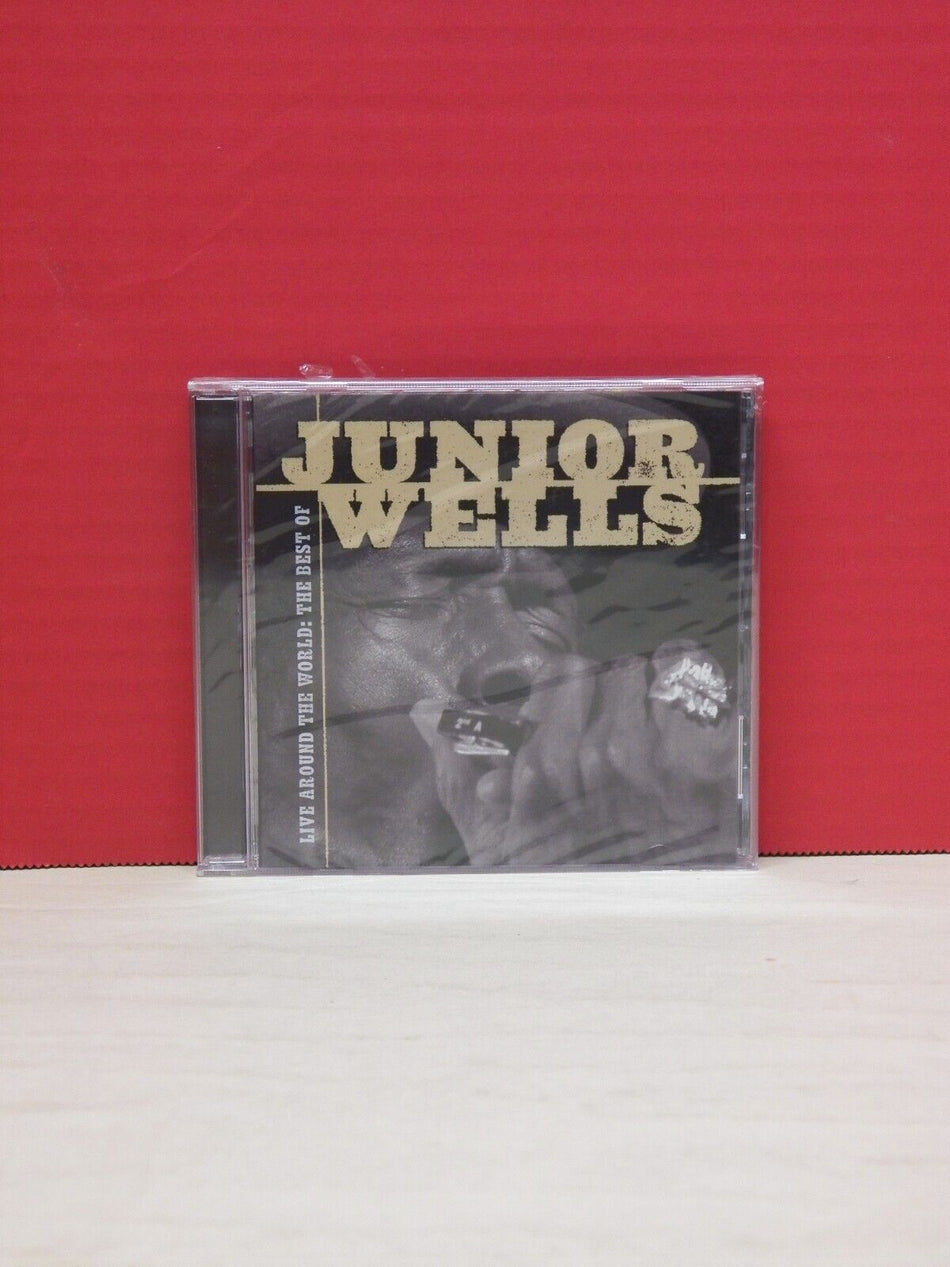 Sealed CD Junior Wells Live Around The World: The Best Of 2002 Legacy JK 85675