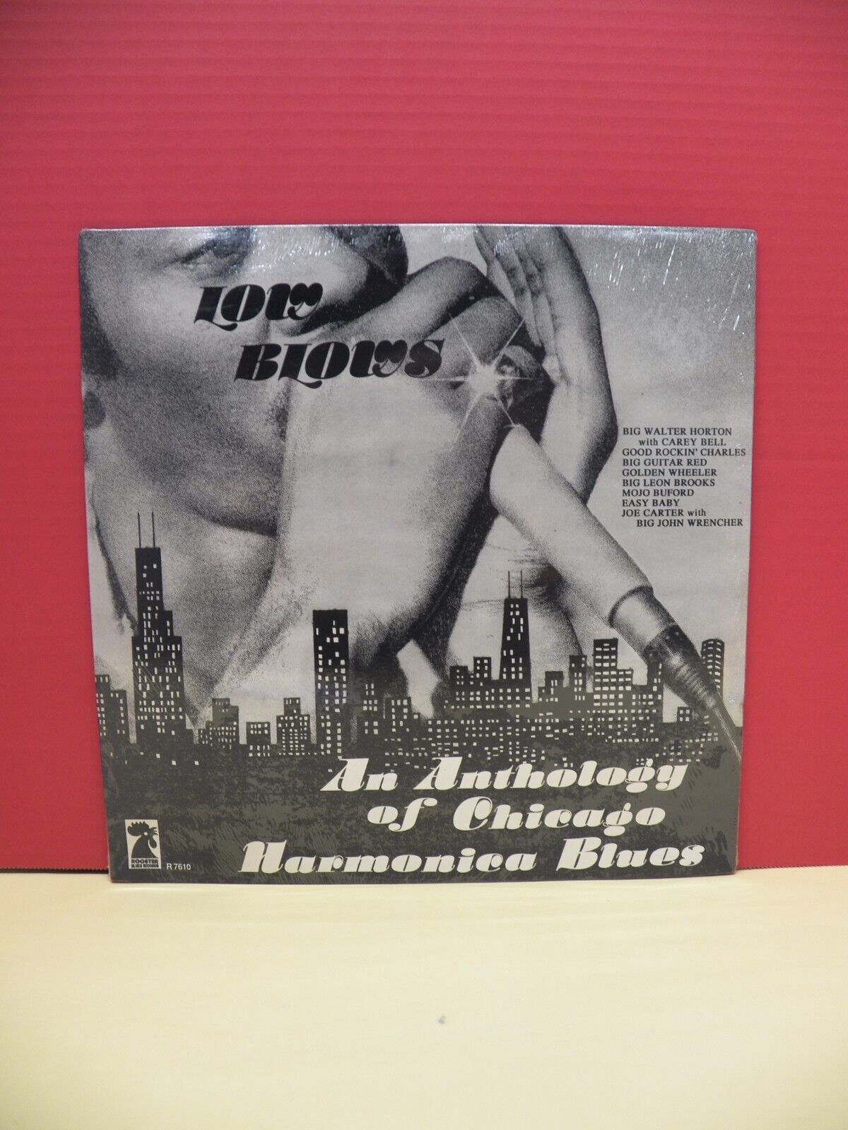 12" LP Low Blows-An Anthology Of Chicago Harmonica Blues 1988 Rooster Blues