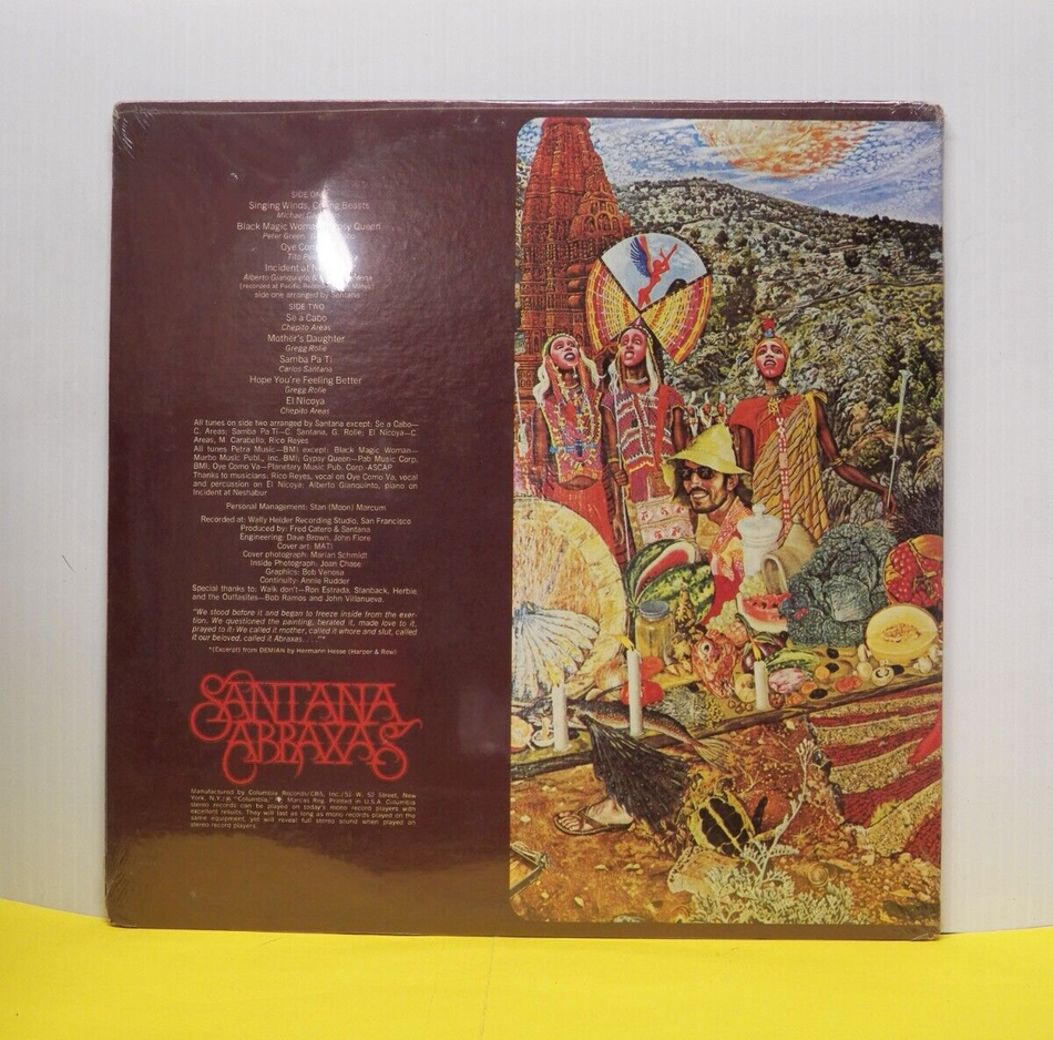 Sealed 12" LP Santana Abraxas 1985 Columbia Reissue PC 30130