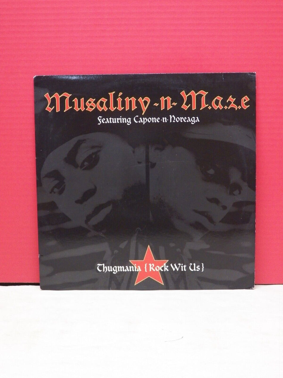 12" Single VG++/EX Musaliny-N-M.A.Z.E Thugmania (Rock Wit Us) 2001 Epic Promo