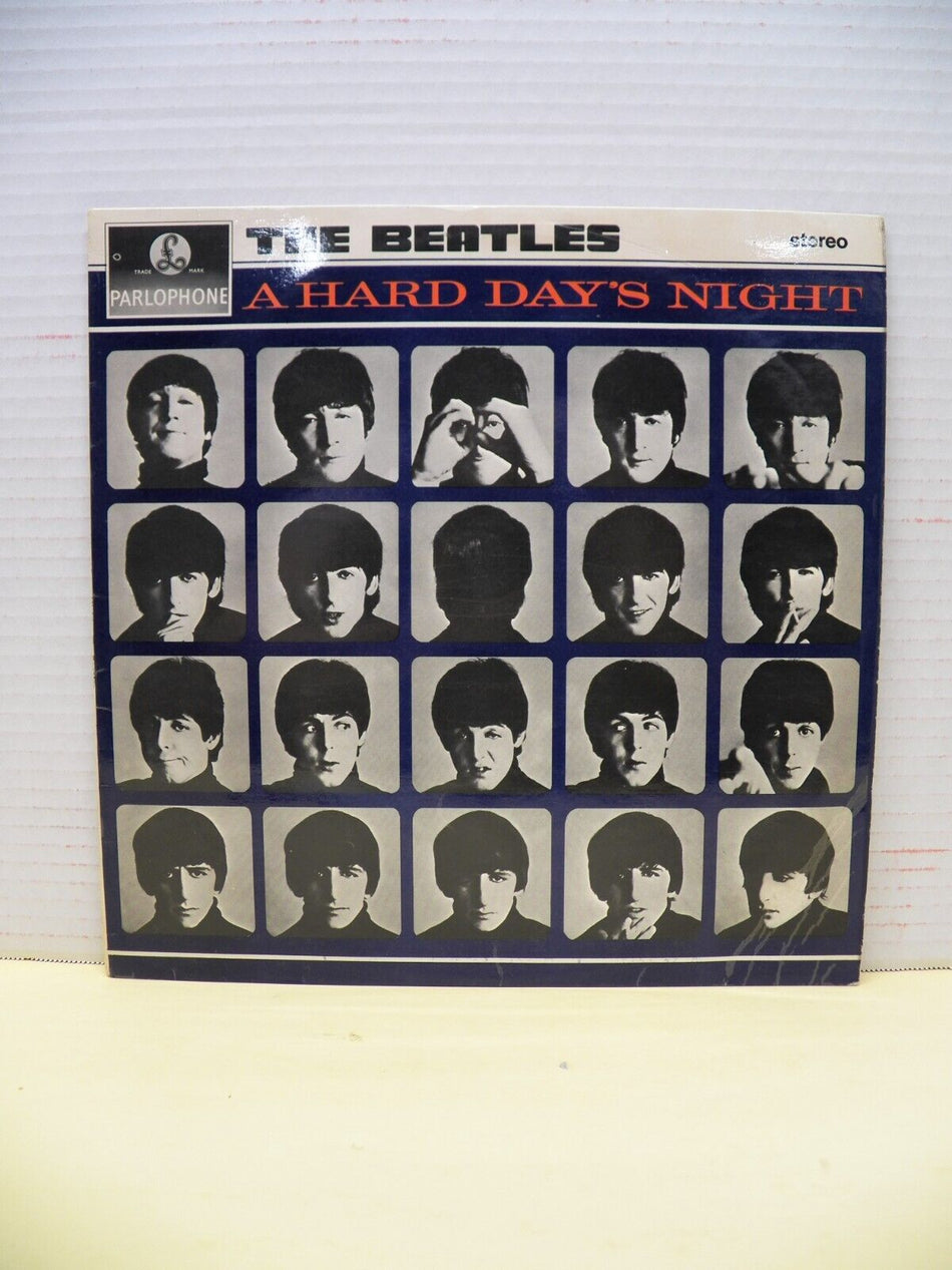 12" LP EX The Beatles A Hard Day's Night 1968 Parlophone Stereo UK Import