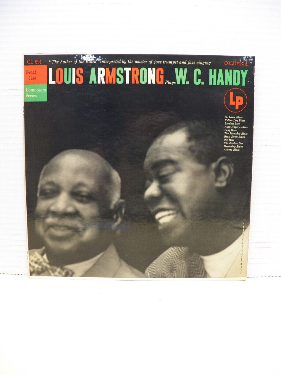 12" LP VG++/EX Louis Armstrong Plays W.C. Handy Columbia Mono Reissue CL 591