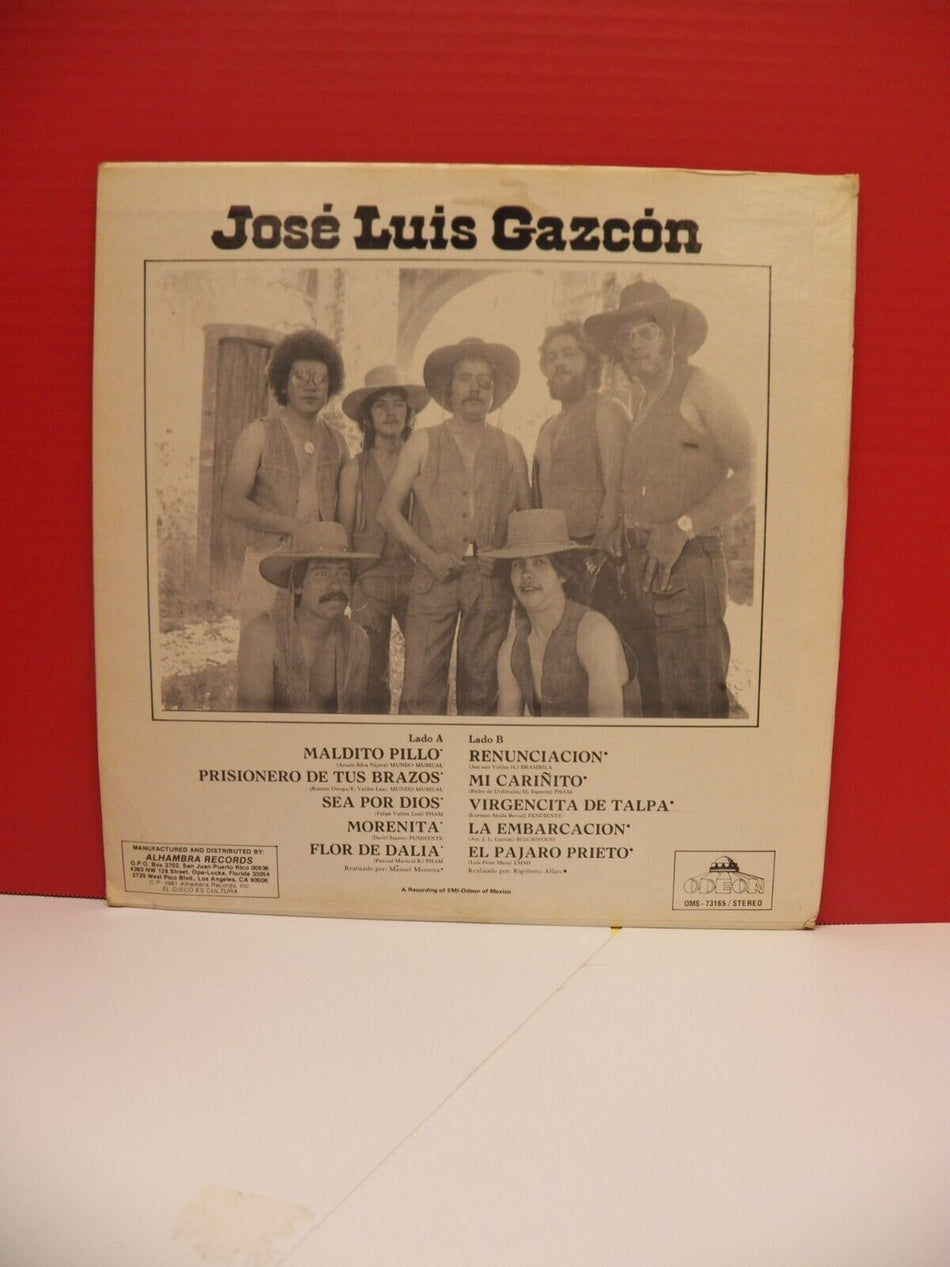 12" LP VG++/EX Jose Luis Gazcon 1981 Odeon Mexico Import Stereo OMS-73165