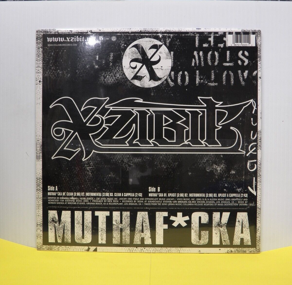 Sealed 12" Single Xzibit Muthaf*cka 2004 Sony Urban Music Parental Advisory