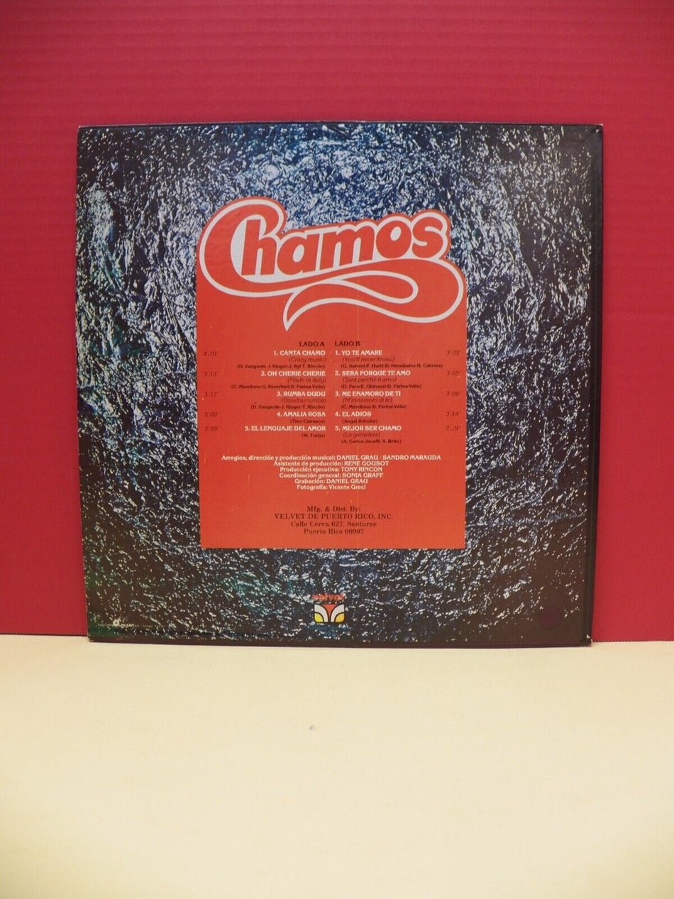 12" LP VG++/EX Chamos Siempre Te Amare Vol. II 1982 Velvet Import 3054