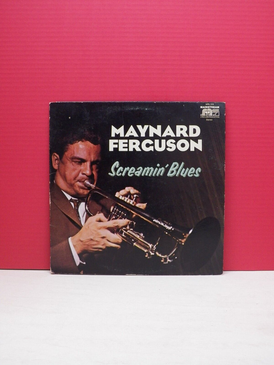 12" LP EX Maynard Ferguson Screamin' Blues 1971 Mainstream Reissue MRL Autograph