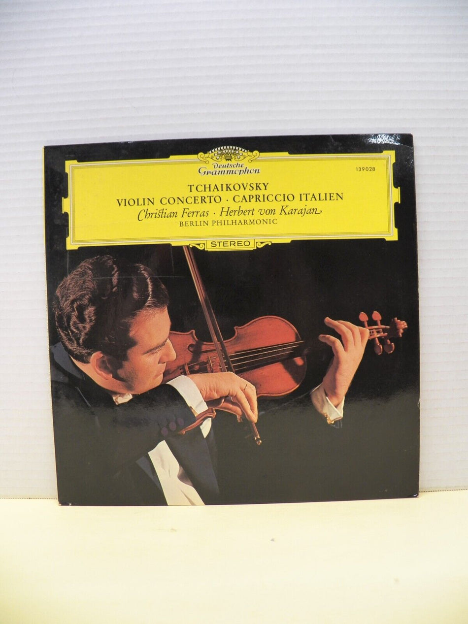 12" LP NM- Ferras/Von Karajan Tchaikovsky Violin Concerto 1979 Germany Import