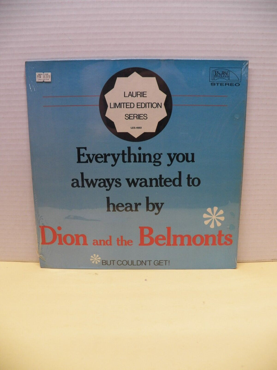 Sealed 12" LP Dion And The Belmonts Everything You Always Wanted To Hear Ltd Ed